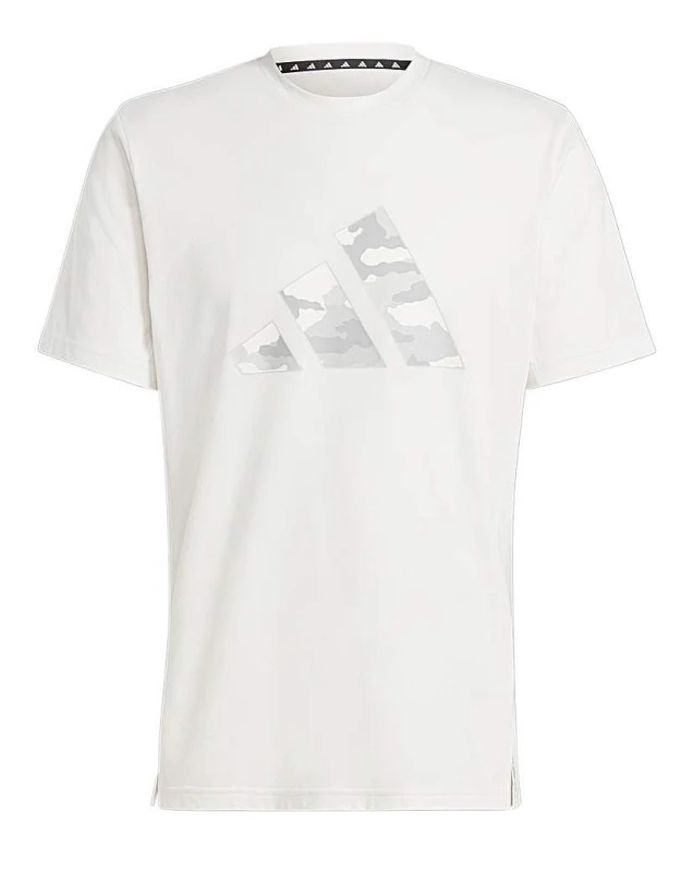 Image of Adidas adidas Camo Big Logo T-Shirt White Male 2XL(48/52) DI40305