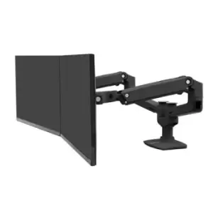 Image of Ergotron LX Series 45-245-224 flat panel desk mount 68.6cm (27") Clamp/Bolt-through Black