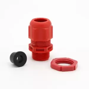 Image of Wiska SPRINT GLP20 and RDE Cable Gland with reduction sealing insert and locknut Red - 10100638
