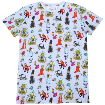 Image of Cakeworthy x The Simpsons - Treehouse Of Horror- AOP T-Shirt - M