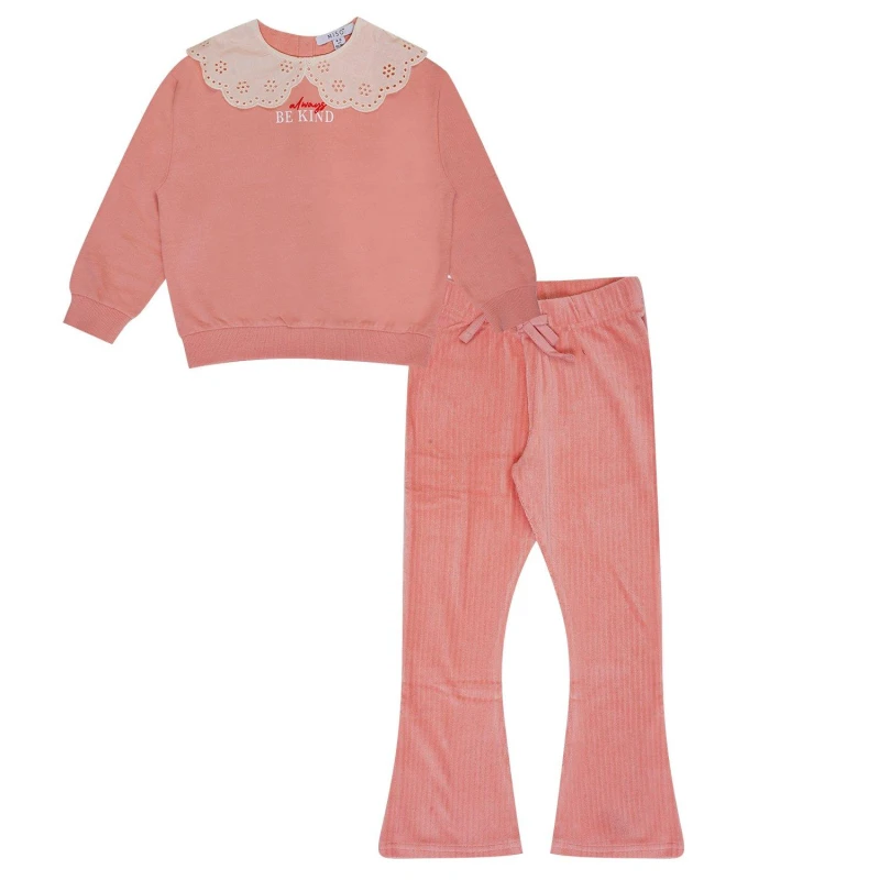 Image of Miso Top and Trouser Set Infants - Pink Pink 1 - 2 Years