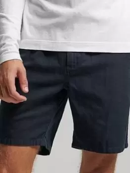 Image of Superdry Vintage Overdyed Shorts - Navy Size M Men