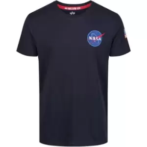 Image of Alpha Industries Space Shuttle T-Shirt - Blue