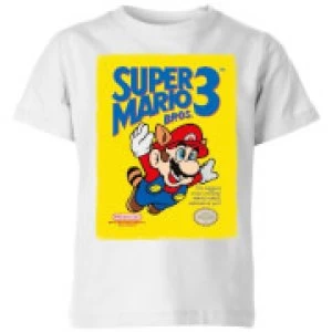 Image of Nintendo Super Mario Bros 3 Kid's T-Shirt - White - 7-8 Years - White