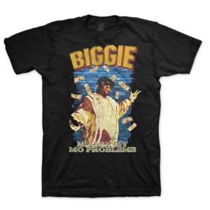 Image of Biggie Smalls - Mo Money Mens Medium T-Shirt - Black