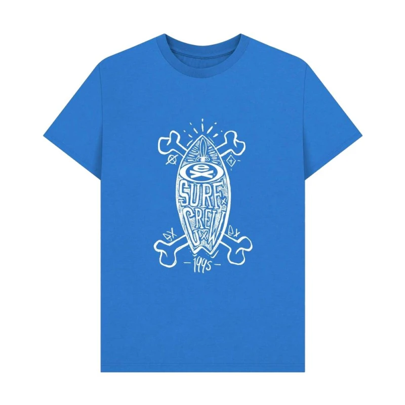 Image of Extreme Mens 95 Crew T-Shirt in Bright Blue Size: XS Bright Blue Male XS