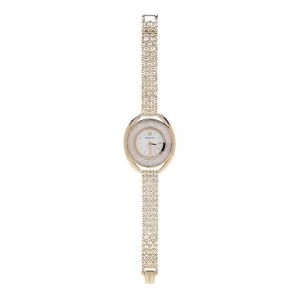 Image of Swarovski Crystal Rose Metal Bracelet Watch - Silver
