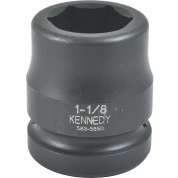 Image of 2' A/F Impact Socket 1 Sq Dr - Kennedy