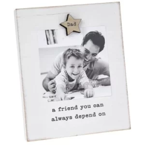 Image of Dad Caring Words Magnet Frame