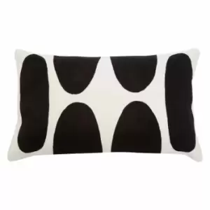 Image of Interiors By Ph 50 X 30Cm Cushion Black/White