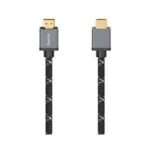 Image of Hama 00205240 HDMI cable 3m HDMI Type A (Standard) Black Grey