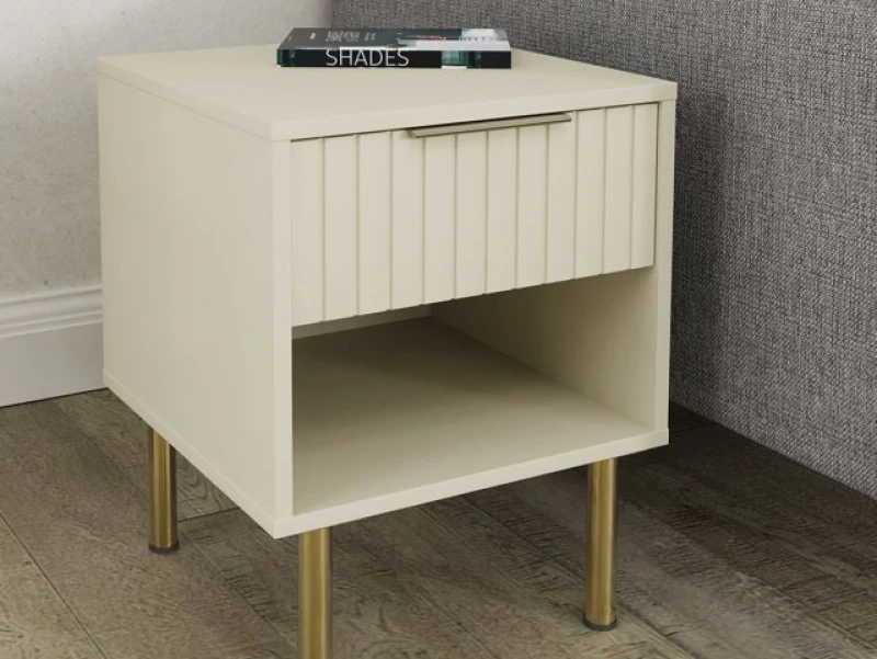 Image of GFW Nervata Lamp Table Ivory