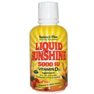 Image of Natures Plus Liquid Sunshine Vitamin D3 1667 IU Tropical Citrus 473.18ml