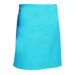 Image of Dennys Multicoloured Catering Waist Apron 28x36ins (One Size) (Mid Blue)