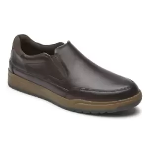 Image of Rockport Bronson Slip On Dark Brown - Brown