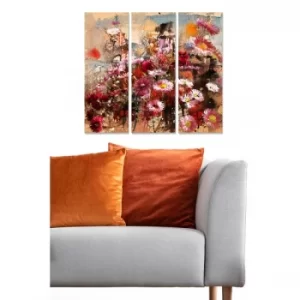 Image of MDF219832465 Multicolor Decorative MDF Painting (3 Pieces)