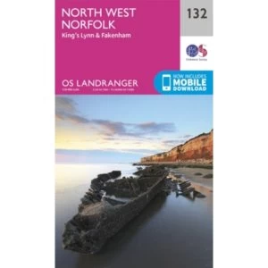 Image of North West Norfolk, King's Lynn & Fakenham by Ordnance Survey (Sheet map, folded, 2016)