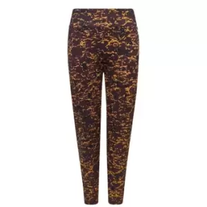 Image of Reebok All Over Print Leggings Ladies - Purple