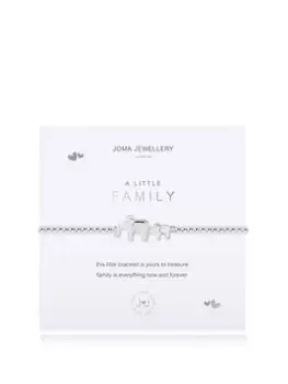 Image of Joma Jewellery A LITTLE , FAMILY , Silver , Bracelet , 17.5cm stretch, Silver, Women