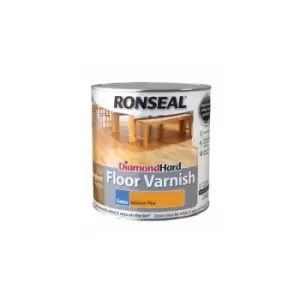 Image of Diamond Hard Floor Varnish - Antique Pine - Satin - 2.5L - Antique Pine - Ronseal