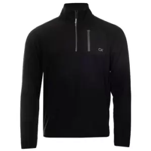 Image of Calvin Klein Golf Fleece - Black