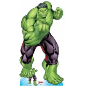 Image of The Avengers Hulk Crouching Oversized Cardboard Cut Out
