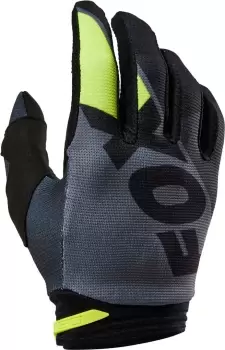 Image of FOX 180 Xpozr Motocross Gloves, black-yellow Size M black-yellow, Size M