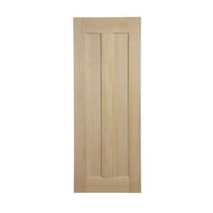 Image of Vertical 2 panel Clear pine Internal Door H1981mm W610mm