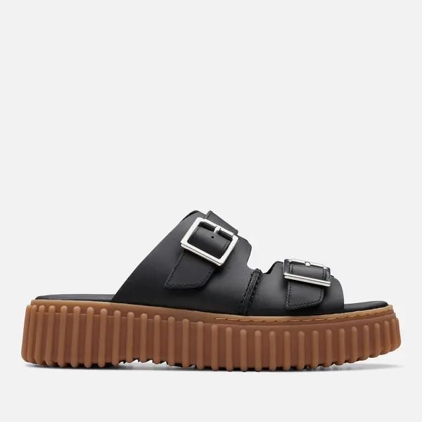 Image of Clarks Womens Torhill Leather Sandals - UK 8