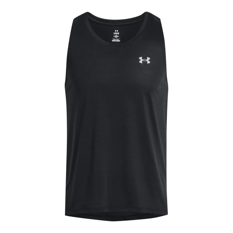 Image of Under Armour Armour Ua Launch Singlet Gym Vest Mens - Black M