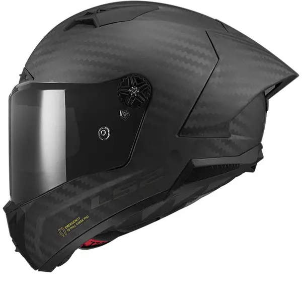 Image of LS2 FF805 Thunder Carbon GP Pro FIM Matt Black Full Face Helmet Size S