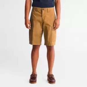 Image of Timberland Cargo Shorts For Men In Dark Yellow Dark Yellow, Size 28
