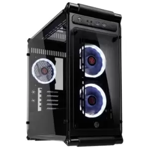 Image of Raijintek Coeus Elite TC Aluminium Micro-ATX Case - Black Tempered...