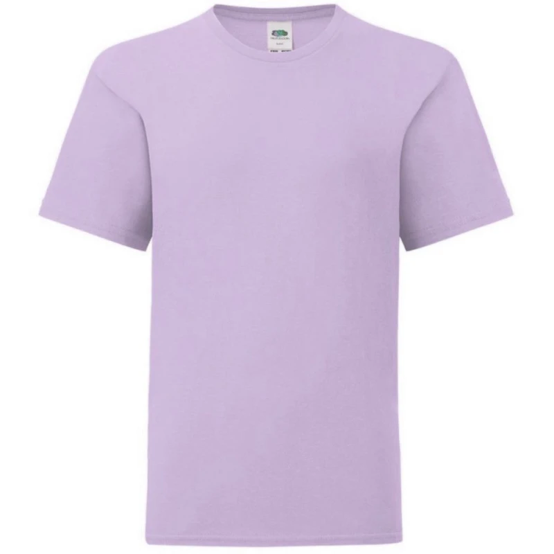 Image of Fruit of the Loom Iconic T-Shirt in Lavender Size: 12-13 Years Lavender Unisex 12-13 Years