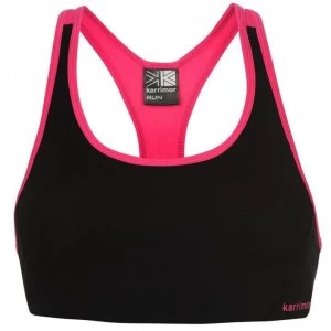 Image of Karrimor Tempo Sports Bra Ladies - Black/Pink