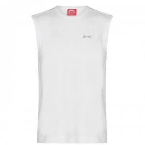 Image of Slazenger Sleeveless T Shirt Mens - White