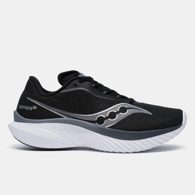 Image of Saucony Kinvara 15 Running Shoe Black female UK 5