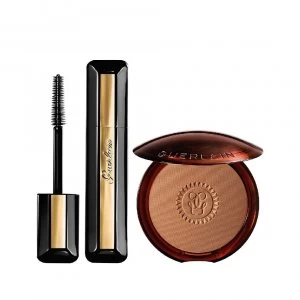 Image of Guerlain Terracotta Gift Set 10g Bronzing Powder - 03 + 8.5m Maxi Lash Mascara
