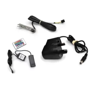 Image of Moderix - Metal rgb LED Clips Strip Link Bar Light Remote Control Kitchen Cabinet - Lights 1