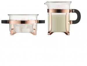Image of Bodum Chambord Sugar Creamer Set Copper