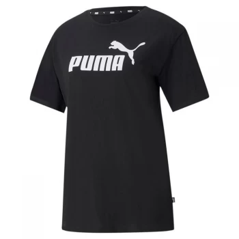 Image of Puma Essential Logo Tee Womens - Black