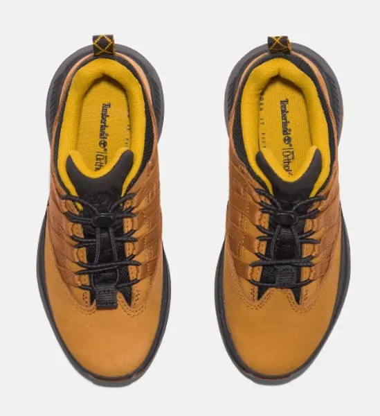Image of Timberland - Euro Trekker Low Bungee Trainer for Youth in Yellow, Yellow, Size: 1