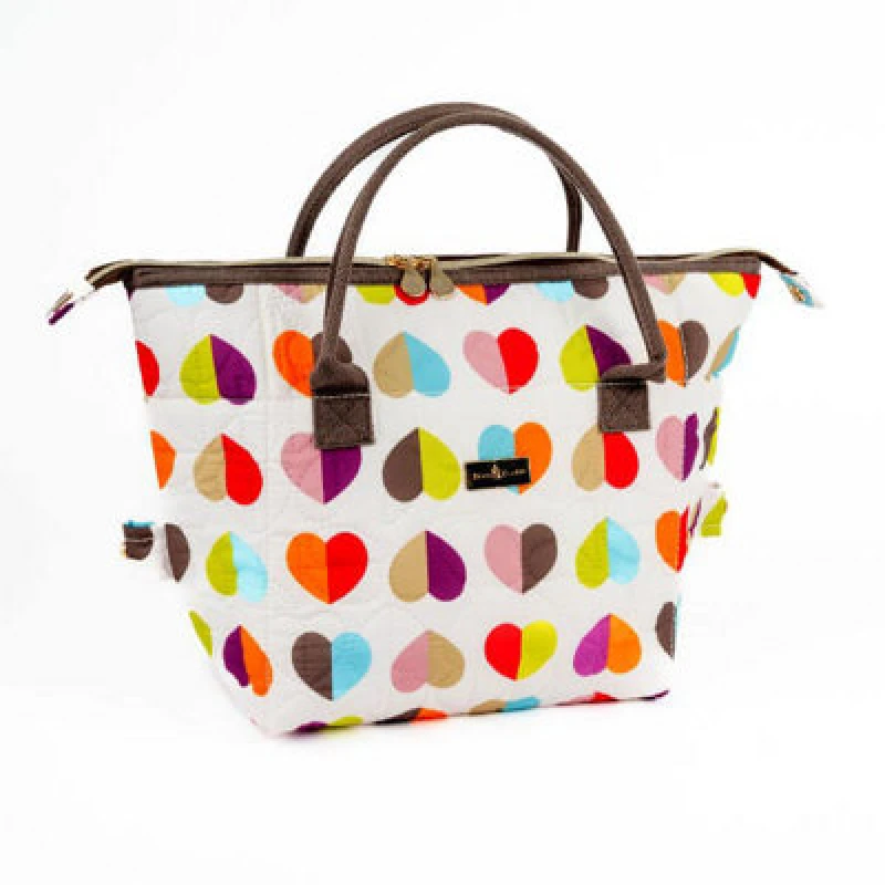 Image of Beau & Elliot Oxford Quilted Confetti Convertible Lunch Bag, Multi 36718