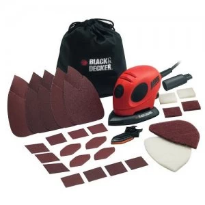 Image of Black and Decker 55W Mouse Sander with Accessory Kit