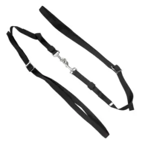 Image of Kincade Elastic Nylon Side Reins with Slide Buckle - Black