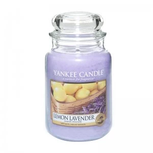 Image of Yankee Candle Lemon Lavender Scented Candle 623g