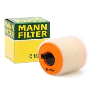 Image of MANN-FILTER Air filter C 16 012 Engine air filter,Engine filter OPEL,CHEVROLET,CADILLAC,Astra K Sports Tourer (B16),Astra K Schragheck (B16)