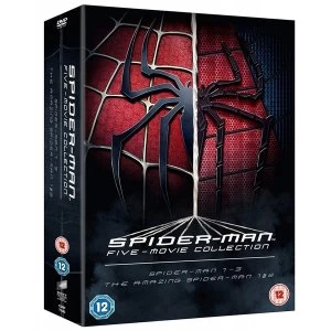 Image of The Spider-Man Complete Five Film Collection Box Set - 2016 DVD Movie