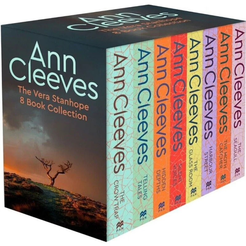 Image of Ann Cleeves TV Vera Stanhope Series Collection 8 Books Set Silent Voices, Crow Trap, Seagull Ann Cleeves Books