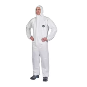 Image of White Coveralls Hooded (XL)